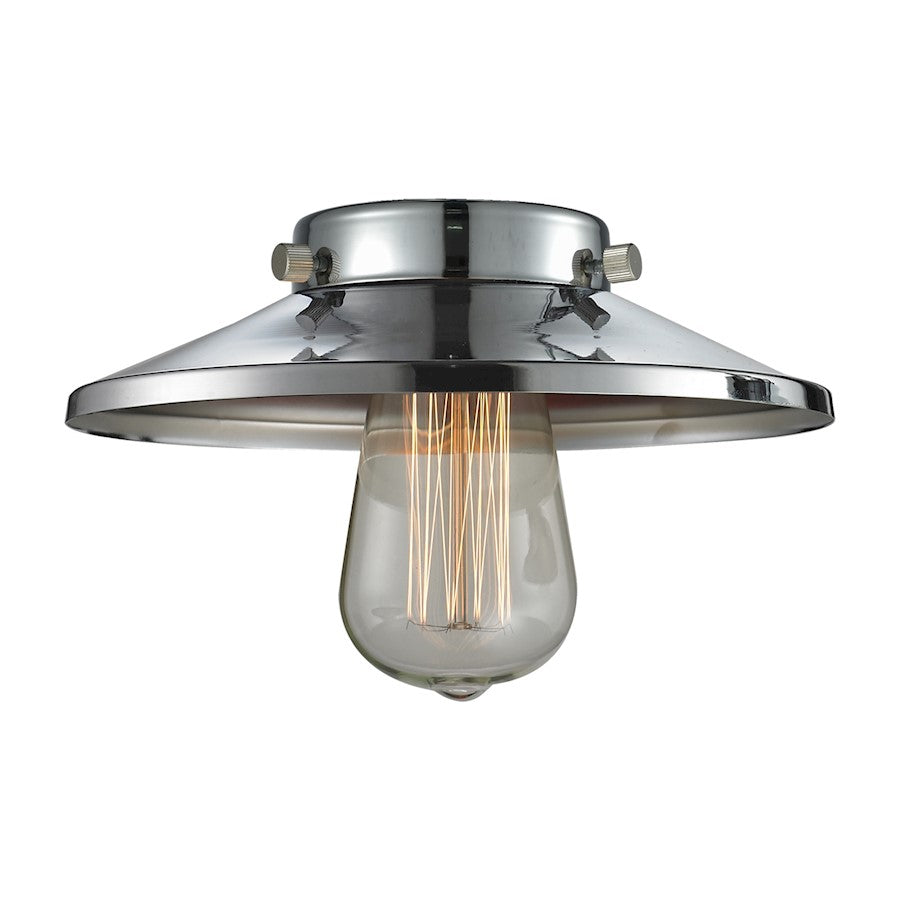 Innovations M7-PC Light Railroad 8 inch Metal Shade, Polished Chrome