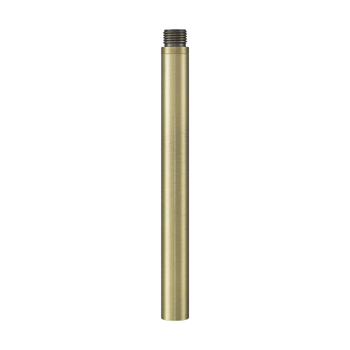 Innovations Lighting ST-6M-AB 6in Threaded Replacement Stems | Transitional Antique Brass | Damp-Rated Light Fixture Accessory | Model ST-6M-AB