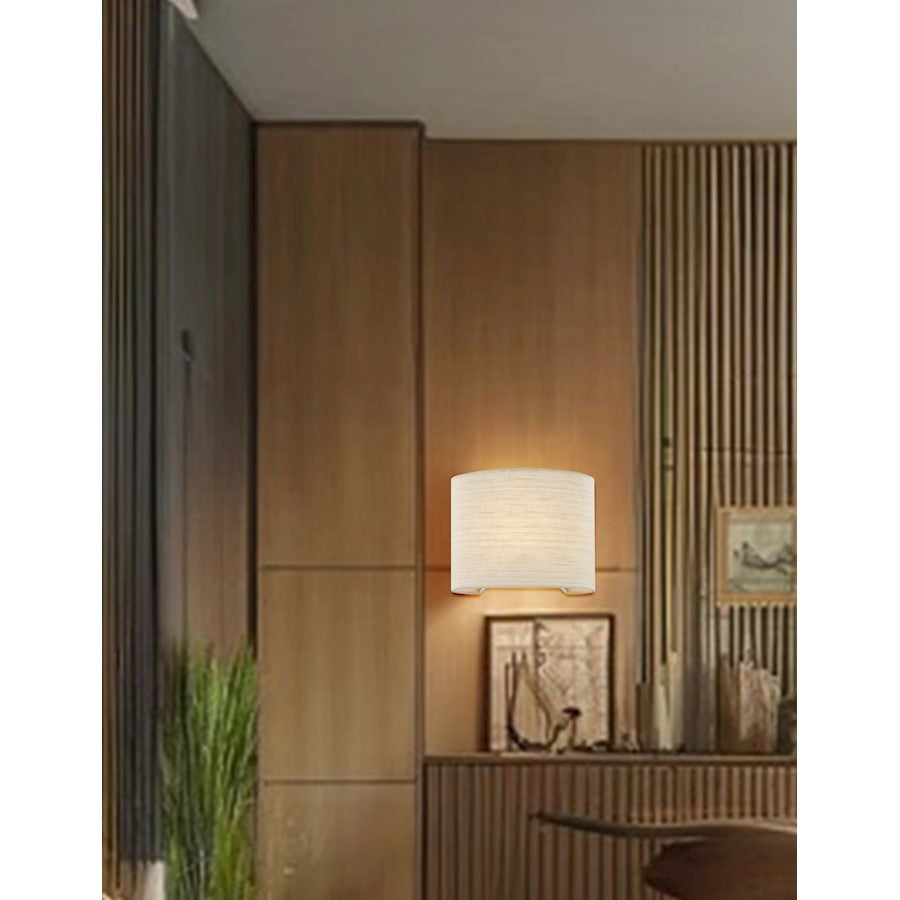 1 Light Rectangle 12" Wall Sconce