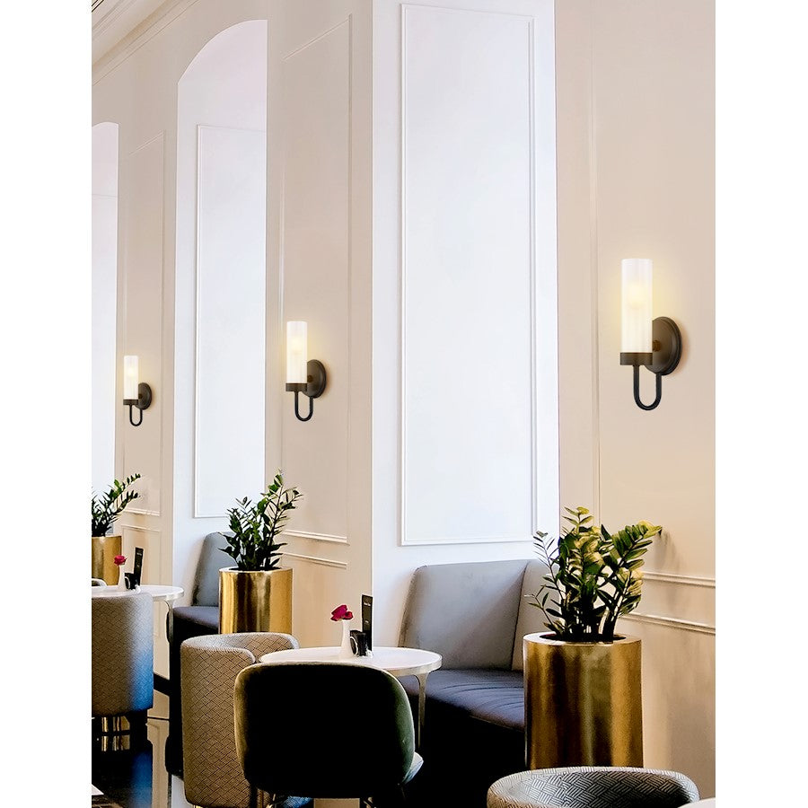 1 Light Cylinder Wall Sconce