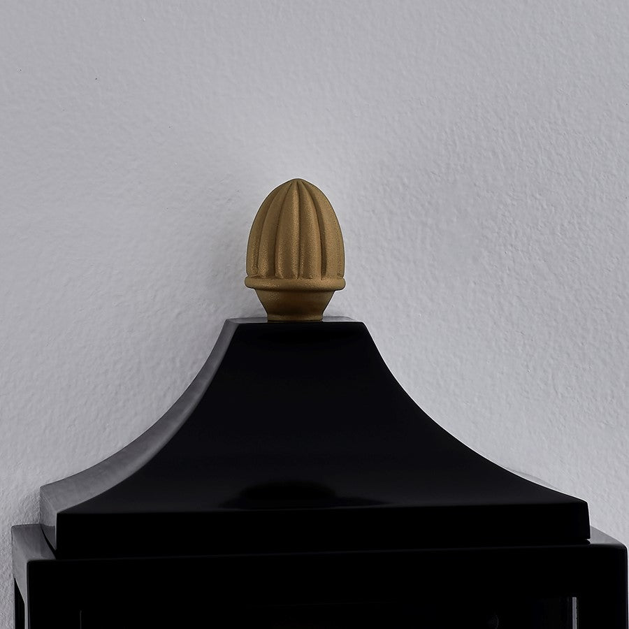 Kalco Lighting Midsummer 2 Light Outdoor Wall Sconce, Matte Black