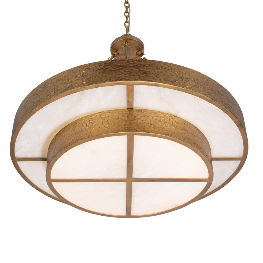 Kalco Lighting Moda 12 Light Chandelier, Rustic Gold