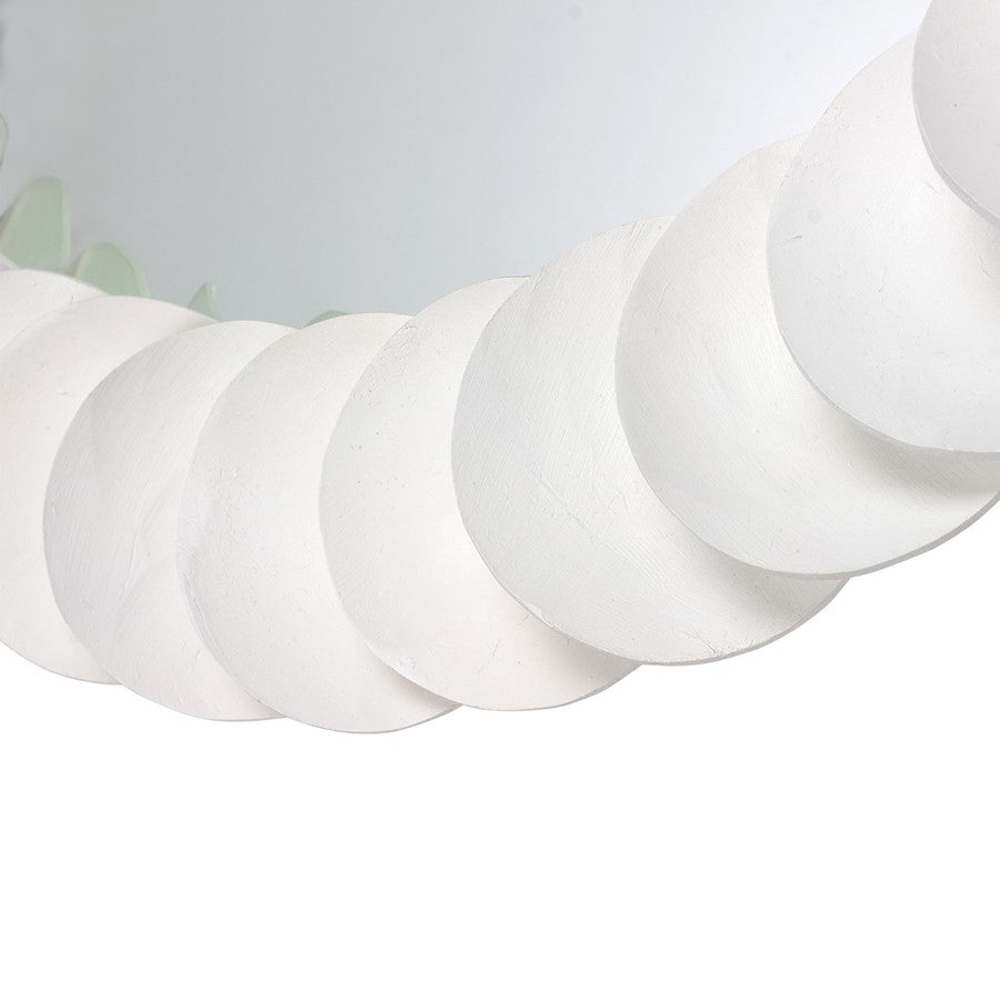 Kalco Lighting Cocco Mirror, Matte White
