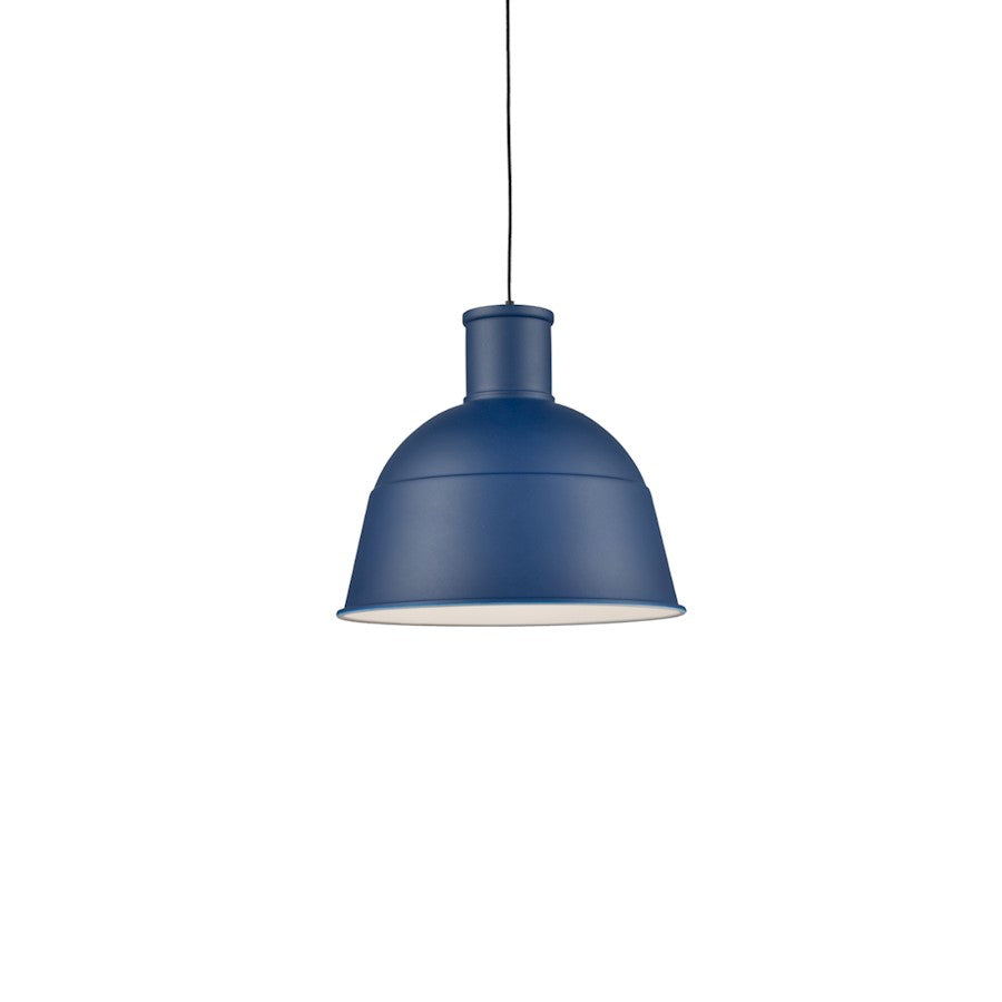 Kuzco Irving 1 Light 16" Pendant, Indigo Blue - 493516-IB