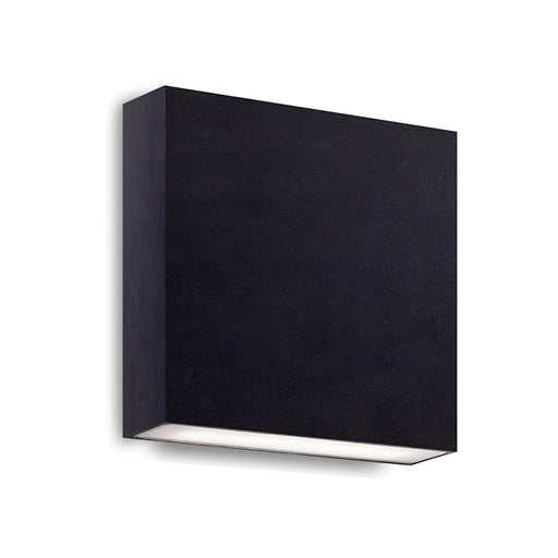 Kuzco Mica 6" LED 13W All Terior Wall Sconce, Black/Frosted - AT67006-BK