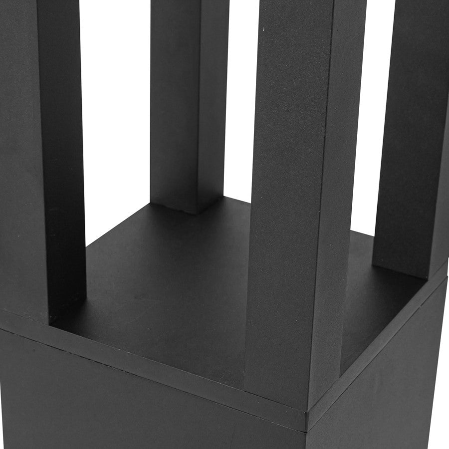 Kuzco Napa 36" LED Exterior Bollard, Black/Clear High Impact