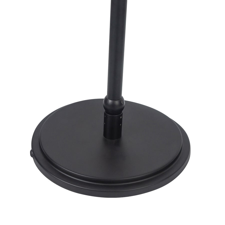 Kuzco Crosby 68" Socket Floor Lamp, Matte Black/Spandex Shade