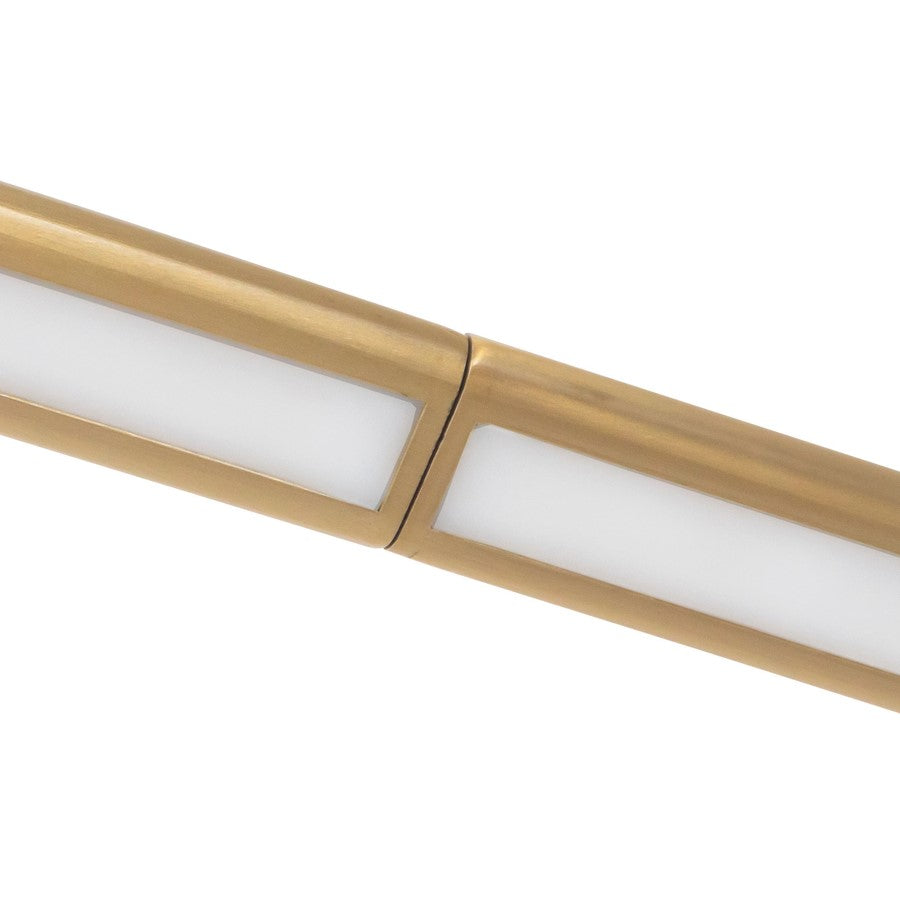 Kuzco Thread 10-ft Gold Dimmable LED Linear Pendant, Gold