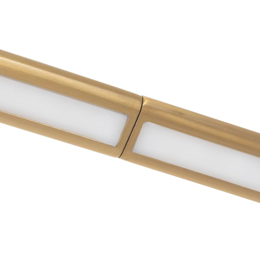 Kuzco Thread 15-ft Dimmable LED Linear Pendant, Gold