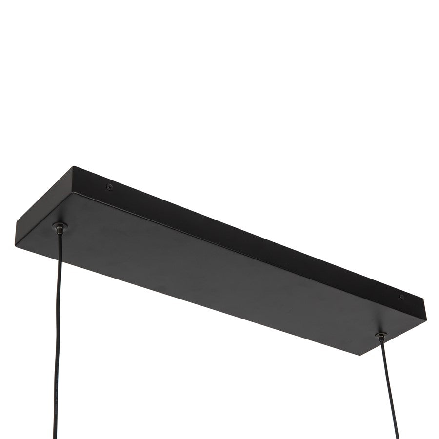 Kuzco Dottie 5-ft Black Dimmable LED Linear Pendant, Matte Black