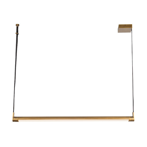 Kuzco Laurence 41" LED Linear Pendant, Brass/Frosted Acrylic - LP46841-VB