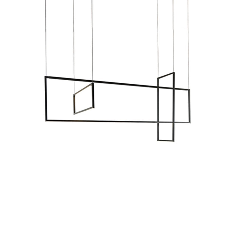 Kuzco Arkell 56" LED Multi Pendant, Black