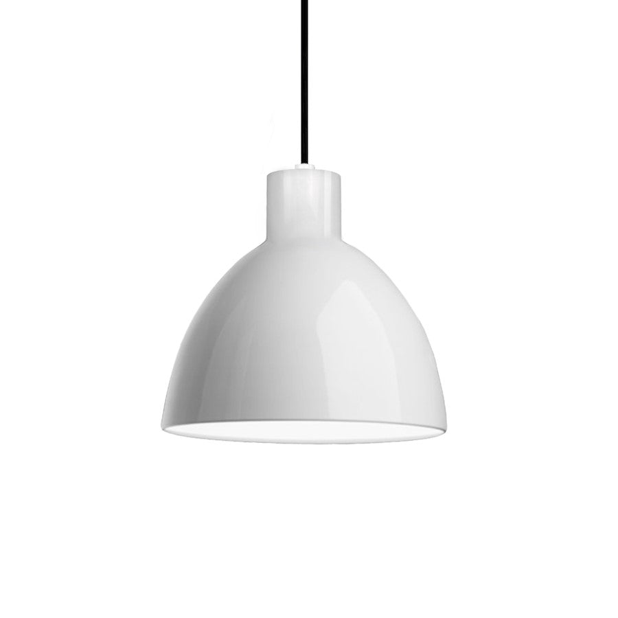Kuzco Chroma LED Pendant, Brushed Nickel/White Acrylic Diffuser - PD1709-WG
