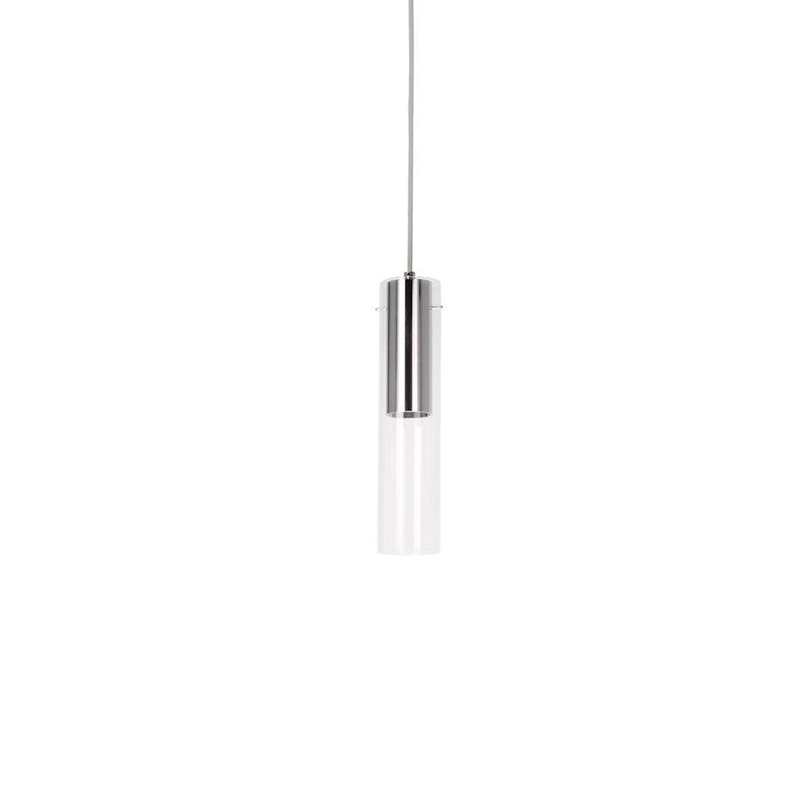 Kuzco Lena 3" LED Pendant, Chrome/Clear - PD21703-CH