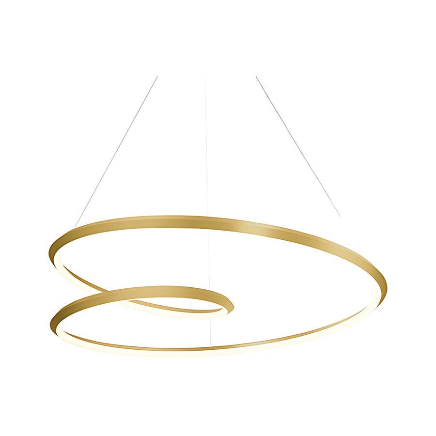 Kuzco Ampersand 39"LED Pendant, Brushed Gold - PD22339-BG-UNV-010