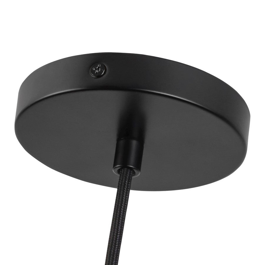 Kuzco Kirby 22" Black Pendant, Black