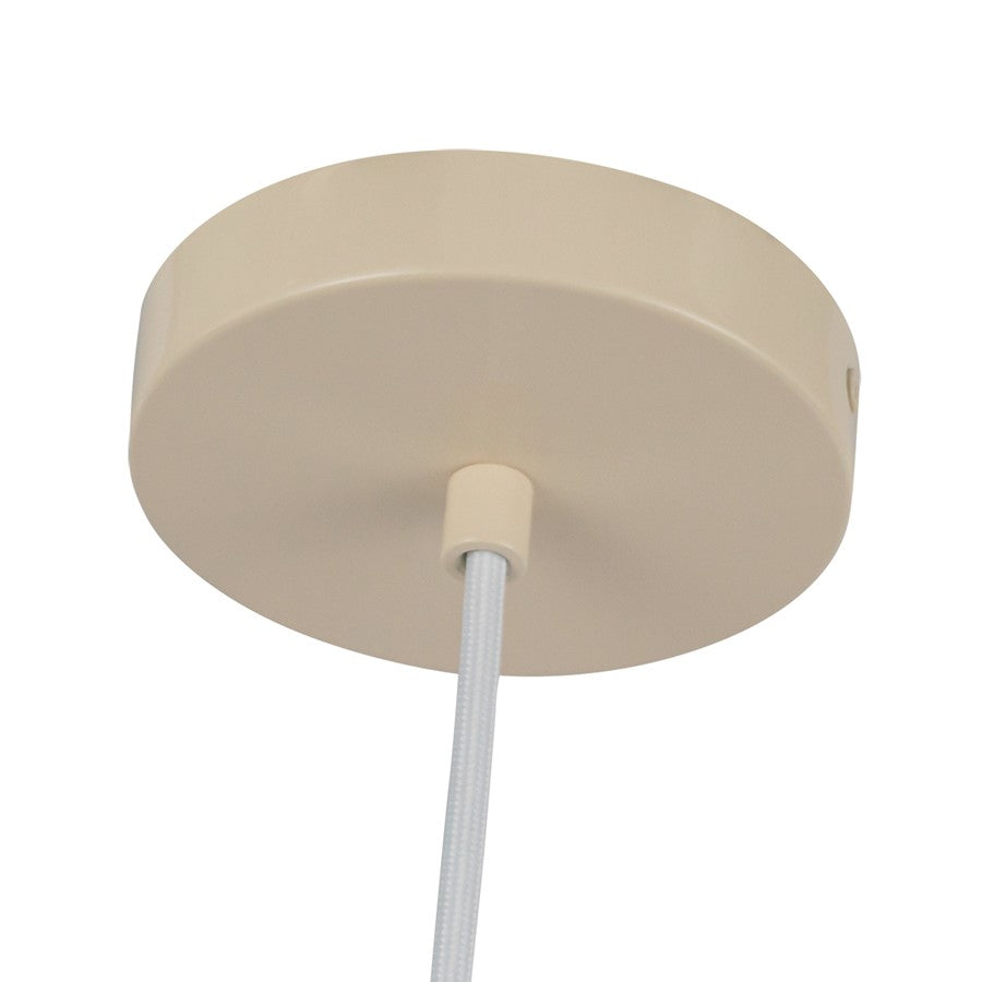 Kuzco Hayden 7" LED Pendant, Pearl White