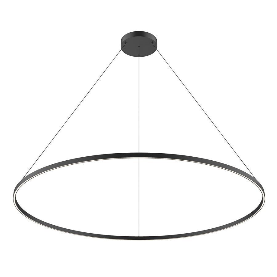Kuzco Cerchio 72" LED Pendant, 158W, Black - PD87172-BK-UNV-010