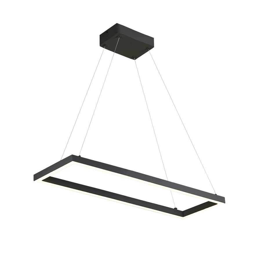 Kuzco Piazza 30" LED Pendant, Black - PD88530-BK-UNV-010