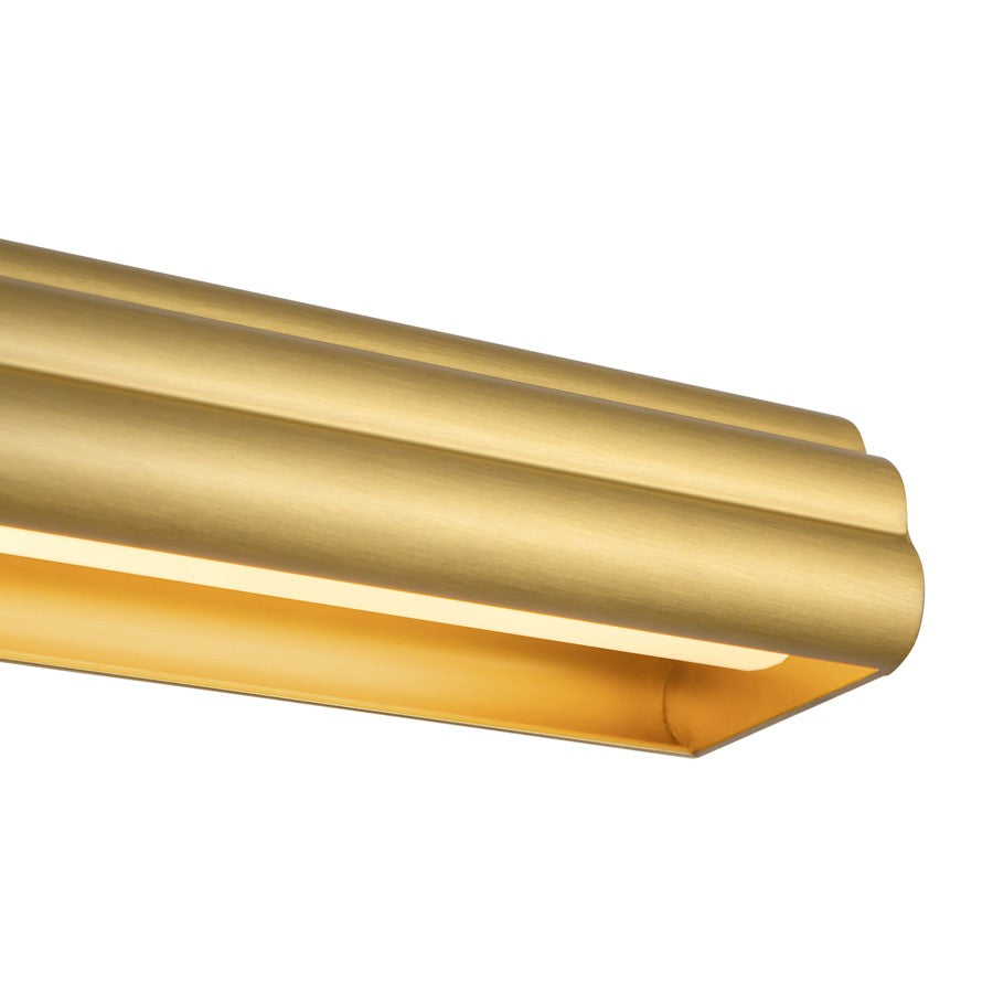 Kuzco Dottie 24" Gold Dimmable LED Picture Lt, Brushed Gold