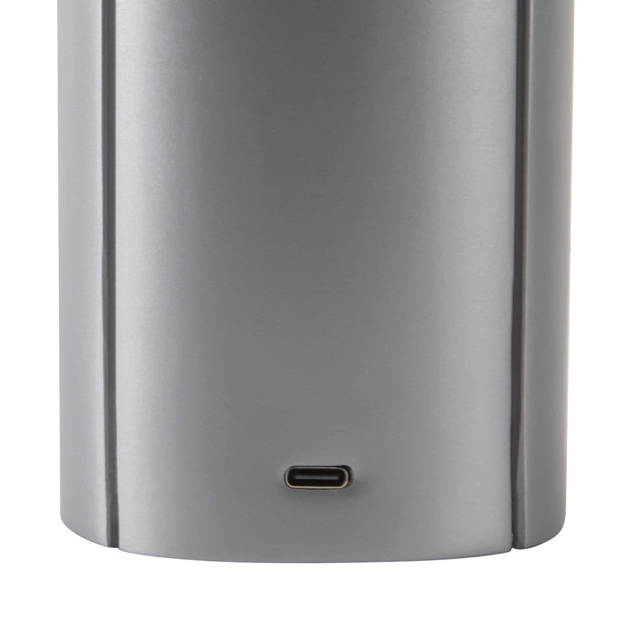 Kuzco Folio 10" Silver Dimmable LED Table Lamp, Space Gray