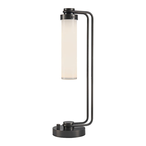 Alora Wynwood 1 Light 22" Table Lamp, Urban Bronze/Glossy Opal - TL355022UBGO