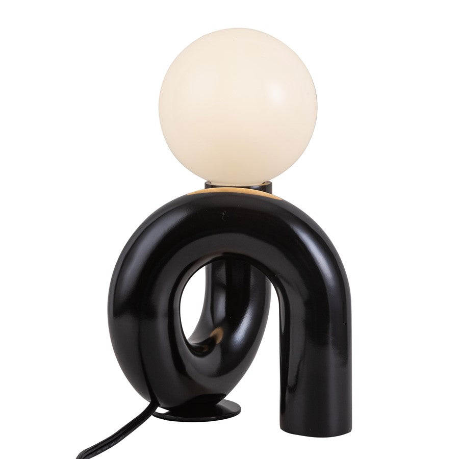 Kuzco Sadie 6" Socket Table Lamp, Gloss Black