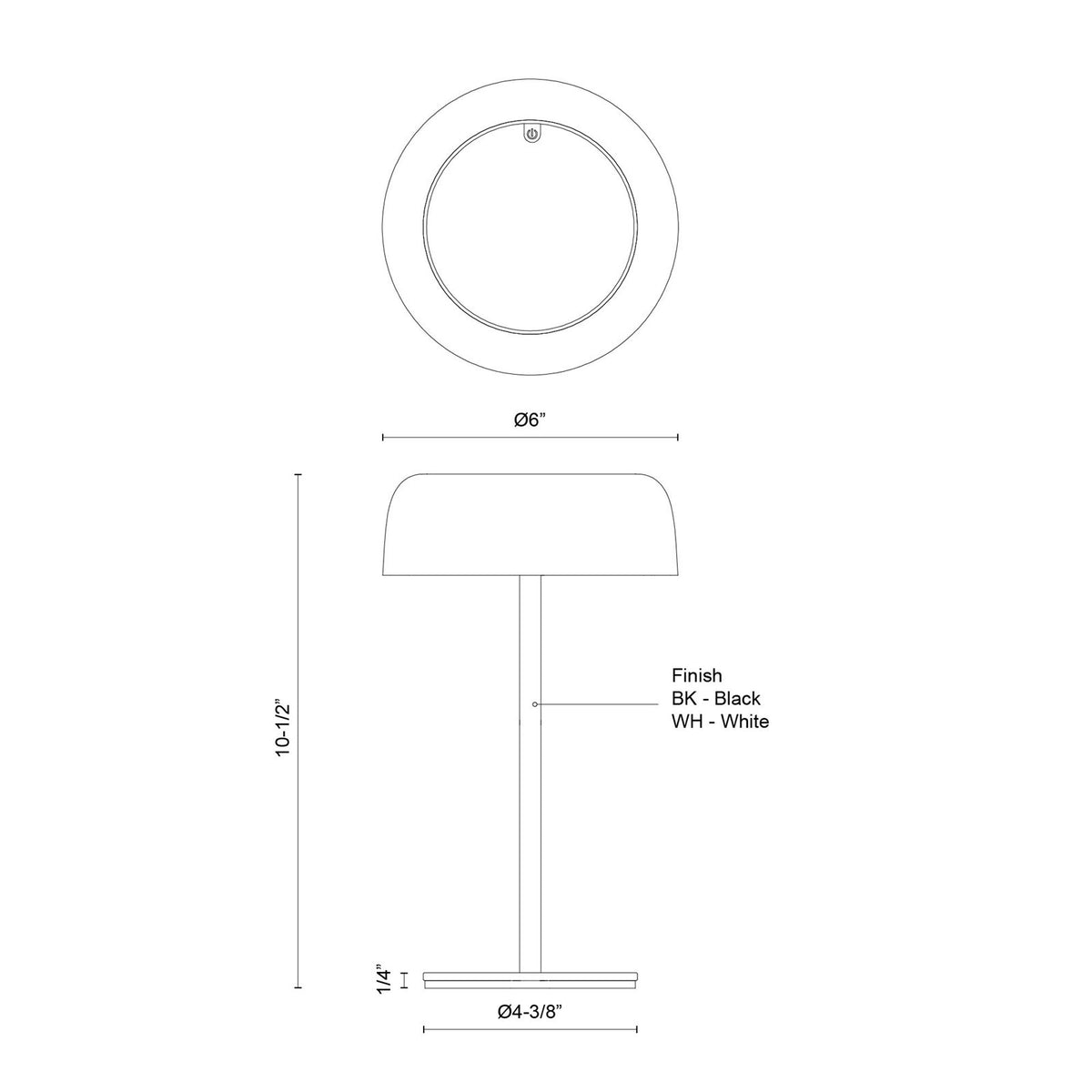Kuzco Brilla 11in Table Lamp | Modern White Steel and Ribbed Acrylic | Bedroom & Living Room Accent | 245lm 2700K Rechargeable | Model TL68211-WH