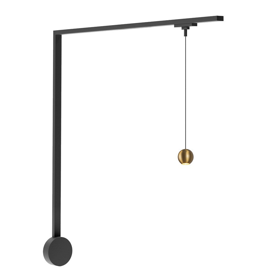 Kuzco Faria 3" Gold Dimmable LED Trilo Wall Kit, Brushed Gold - TR1W-P26903-BG