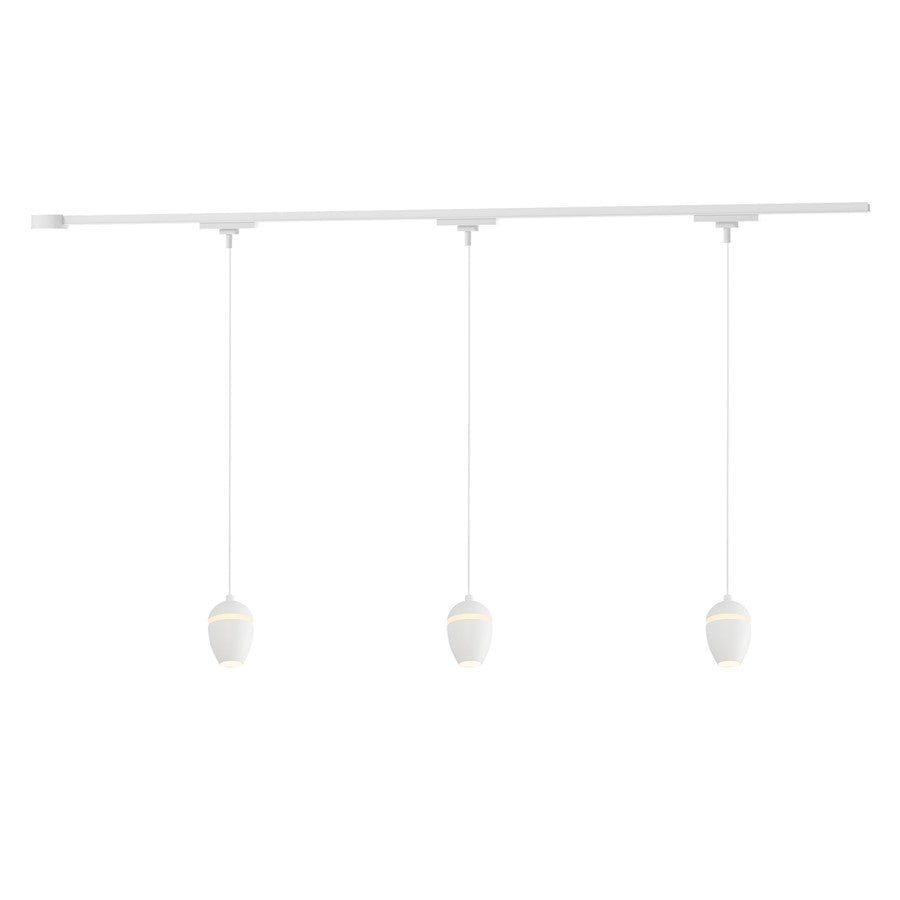 Kuzco Eloa 38" White Dimmable LED Trilo Ceiling Kit 3000K, Wht - TR3C-P89703-WH