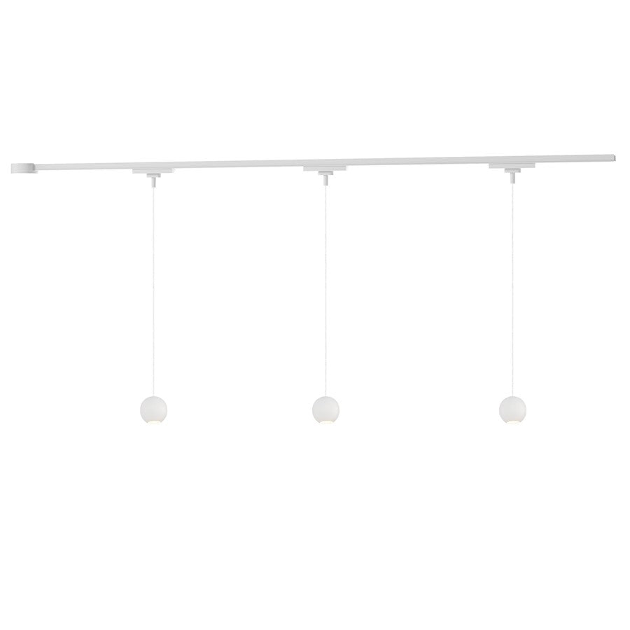 Kuzco Faria 38" White Dimmable LED Trilo Ceiling Kit 4000K, WH - TR3C4-P26903-WH