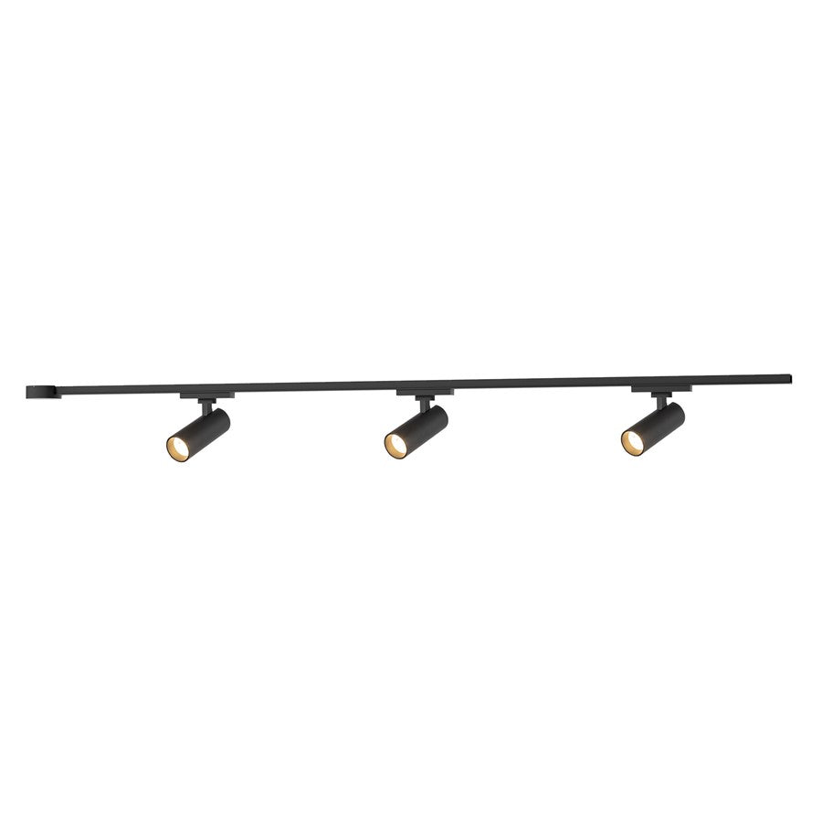 Kuzco Paolo 81" x 5" Dimmable LED Trilo Ceiling Kit 4000K, Blk - TR3C4-S25925-BK