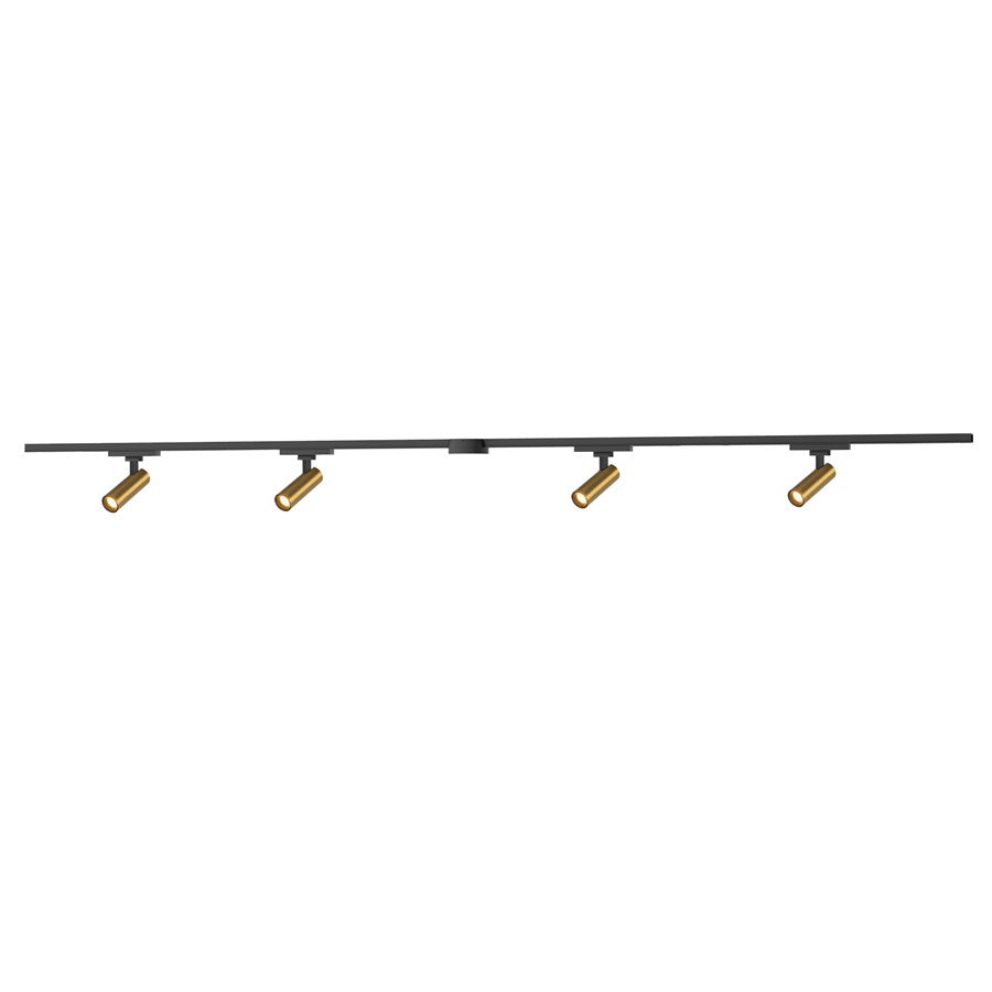 Kuzco Paolo 81" Gold Dim LED Trilo Ceiling Kit 3000K 4000K, GD - TR4C-S25914-BG