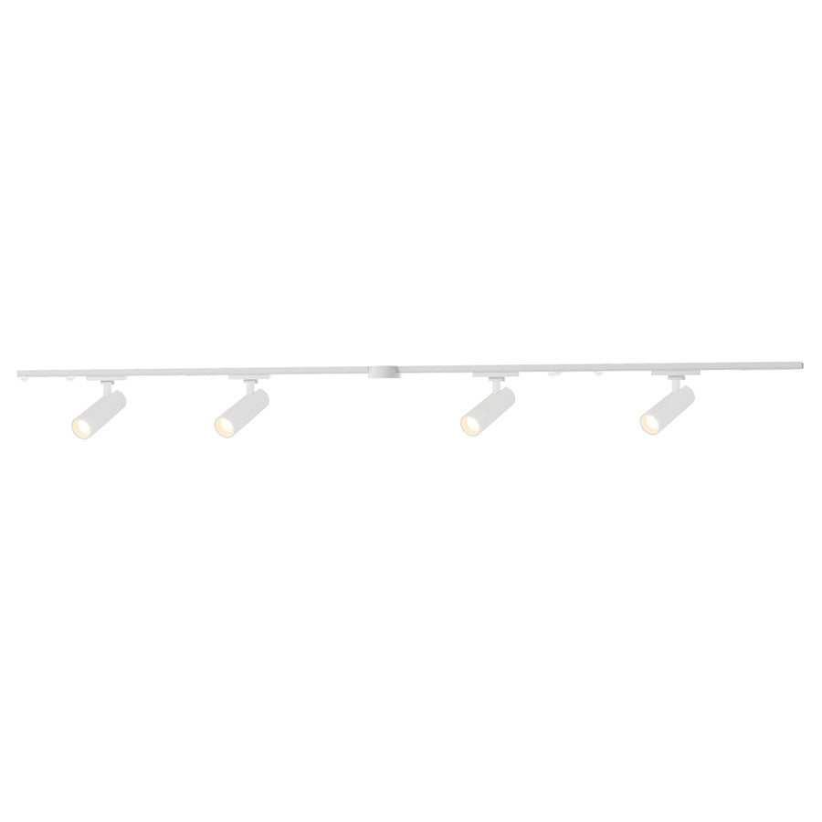 Kuzco Paolo 81" x 5" Dimmable LED Trilo Ceiling Kit 3000K, Wht - TR4C-S25925-WH