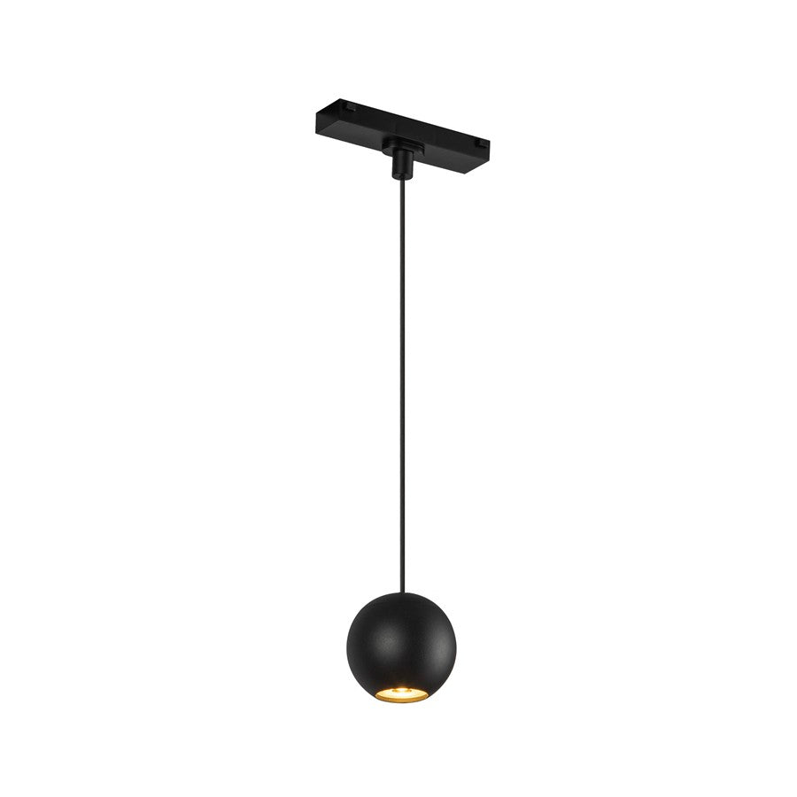 Kuzco Faria 3" Trilo Track Pendant, 4000K, Black - TRP26903-BK-4K