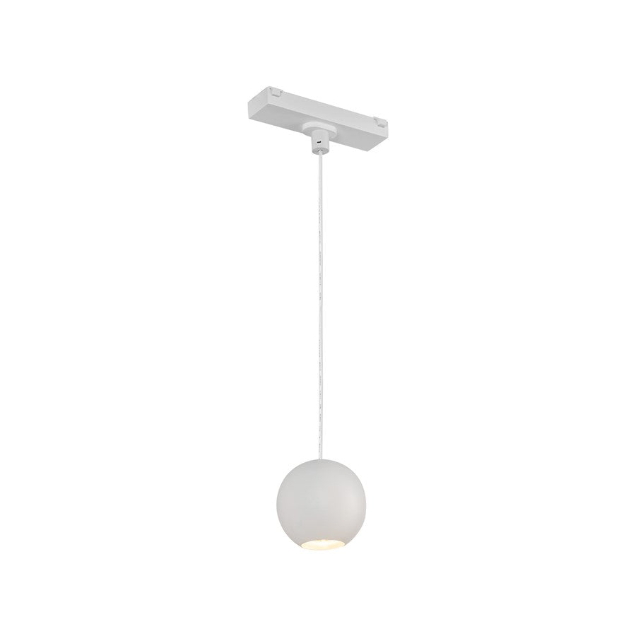 Kuzco Faria 3" Trilo Track Pendant, White - TRP26903-WH