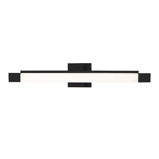 Kuzco Soho 27" LED Vanity, Black/White Acrylic Diffuser - VL13424-BK