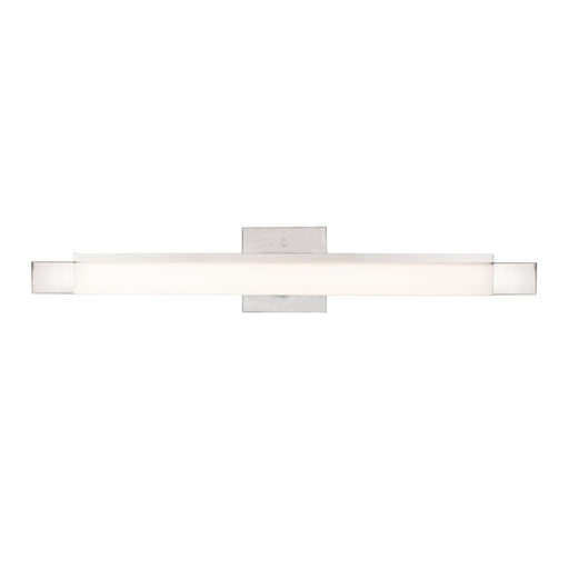 Kuzco Soho 27" LED Vanity, Brushed Nickel/White Acrylic Diffuser - VL13424-BN