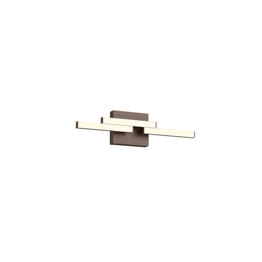 Kuzco Anello Minor 18" LED Vanity, Walnut/Frosted Acrylic Diffuser - VL52718-WT