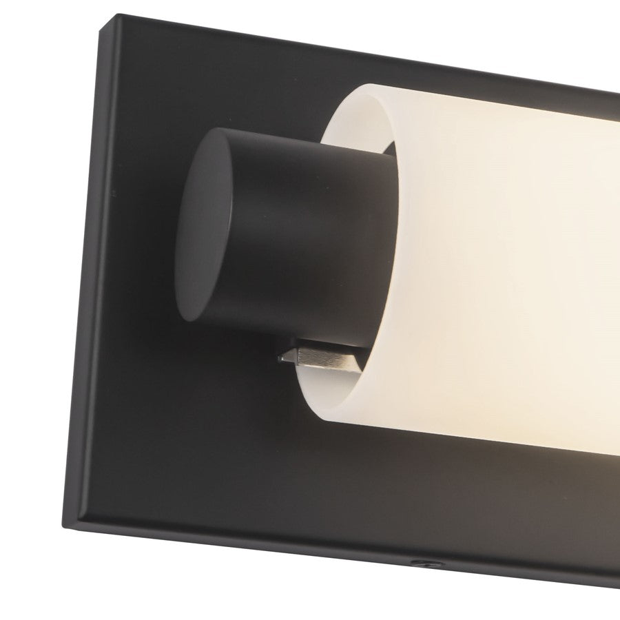 Kuzco Charleston 19" Black Dimmable LED Bathroom Vanity Light, Black