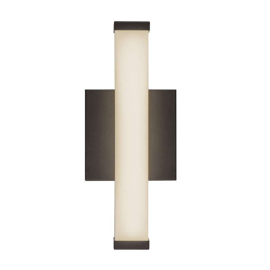 Kuzco Geri 12" Black Dimmable LED Wall Sconce, Black