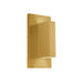 Kuzco Vista 9" LED Wall Sconce, Brushed Gold/Clear - WS22109-BG
