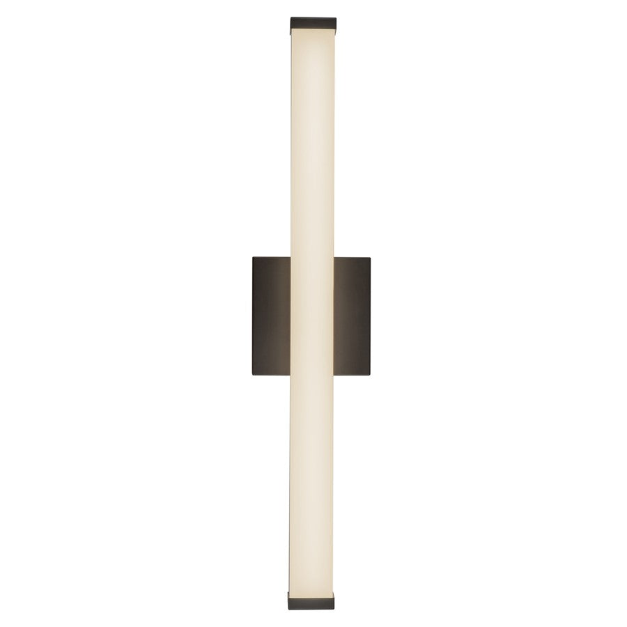 Kuzco Geri 24" Black Dimmable LED Wall Sconce, Black