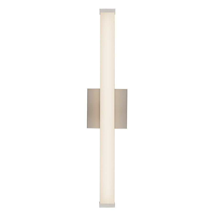 Kuzco Geri 24" Silver Dimmable LED Wall Sconce, Brushed Nickel