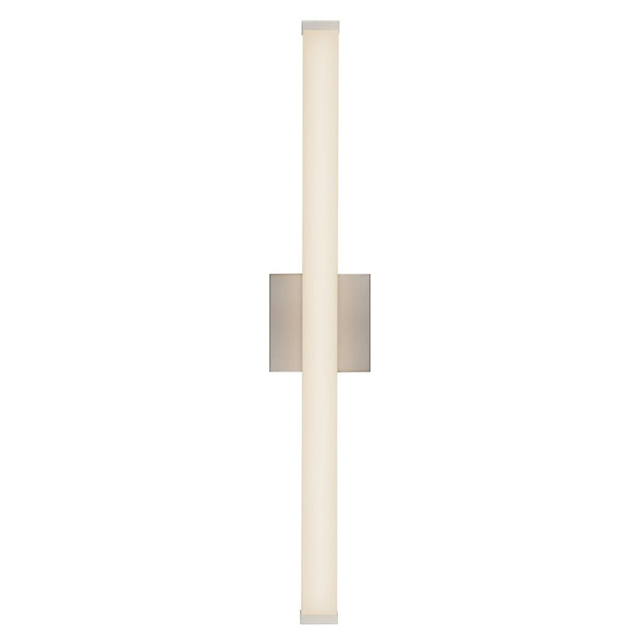 Kuzco Geri 30" Silver Dimmable LED Wall Sconce, Brushed Nickel