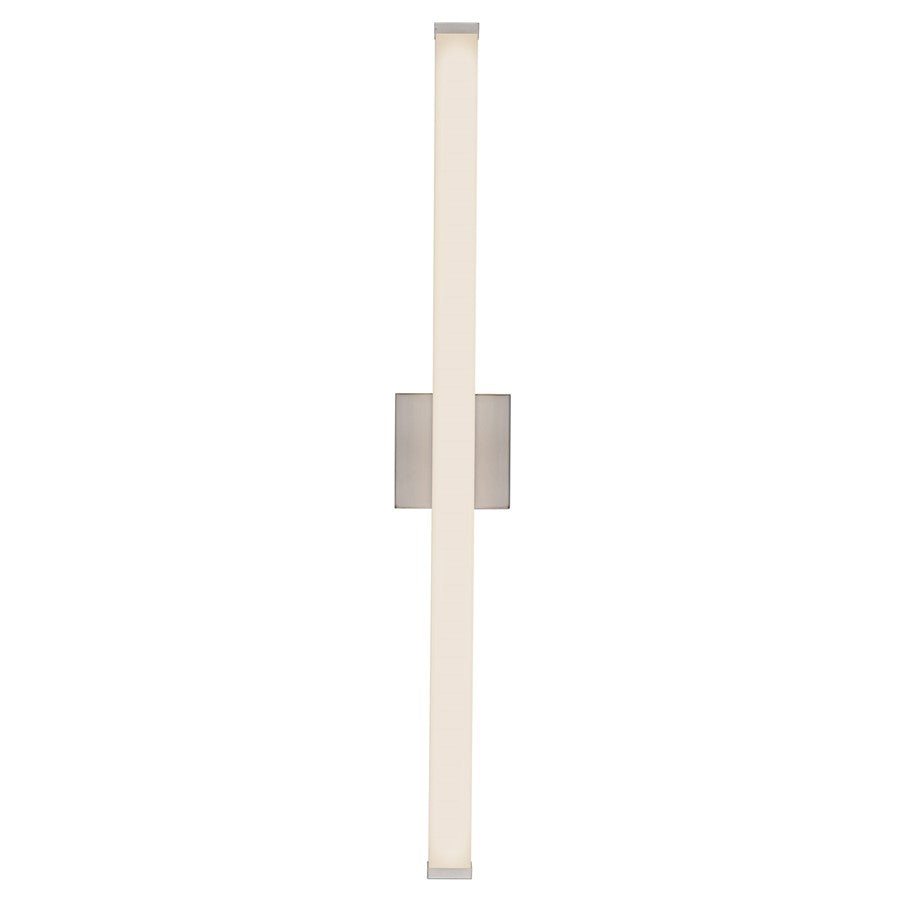 Kuzco Geri 36" Silver Dimmable LED Wall Sconce, Brushed Nickel