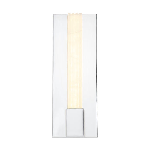 Alora Kismet 14" LED Wall/Vanity, Polished Nickel/Alabaster - WV322114PNAR