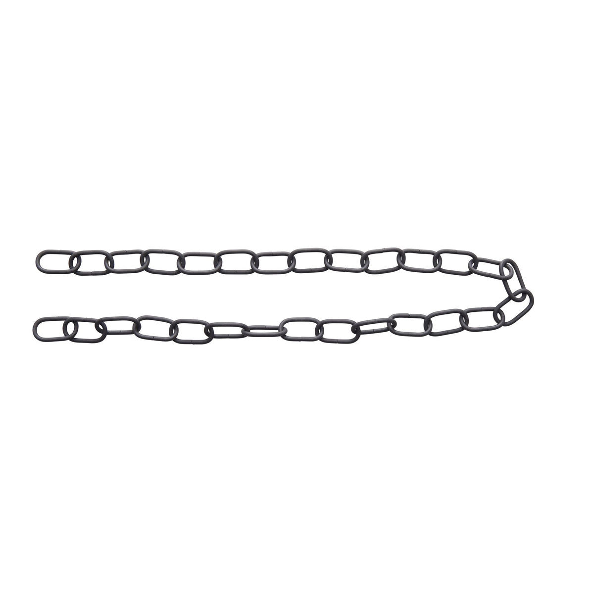 Kichler 36in Standard Gauge Chain | Flat Grey Steel Finish | Ceiling Fan & Lighting Accessory | 36 x 1 in | Model 2996GR