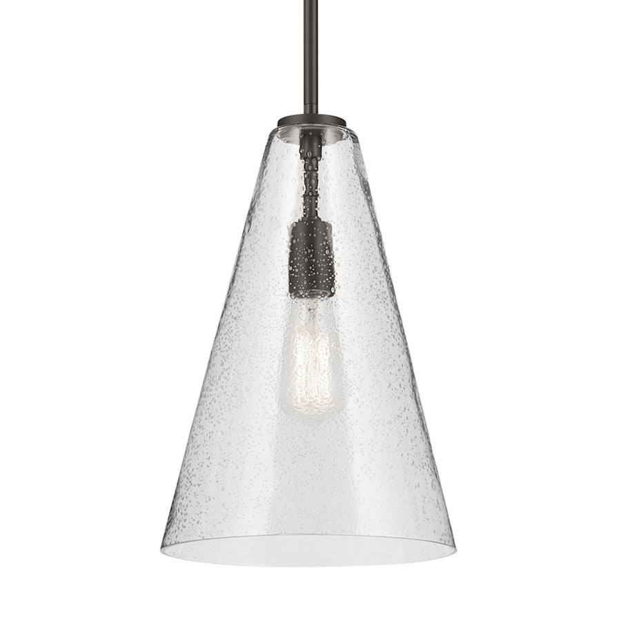 1 Light Cone 15.25" Pendant, Olde Bronze