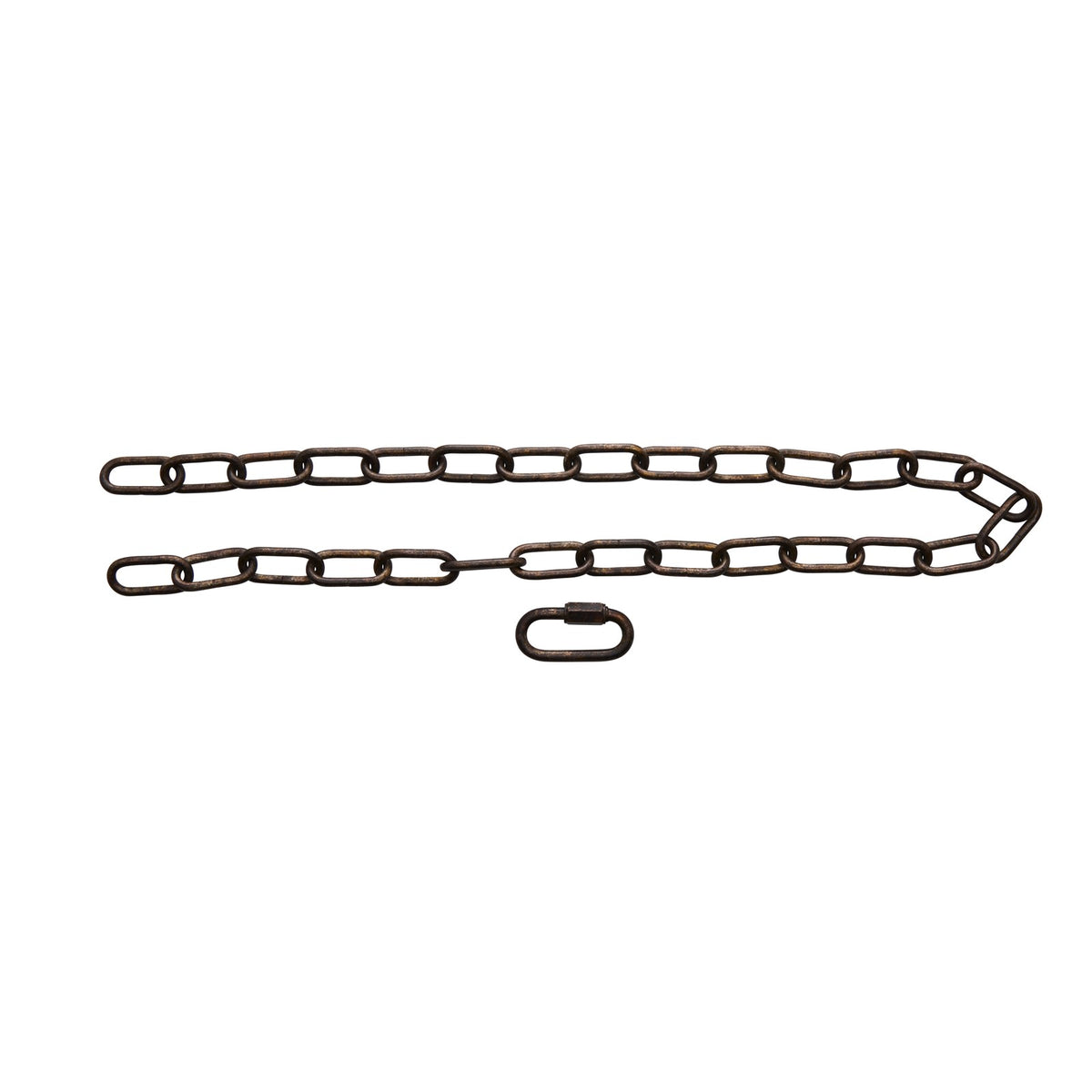Kichler Heavy Gauge 36in Chain | Steel Terrene Bronze | Ceiling Fixture Suspension | 36 x 0.25 in | Model 4901TRZ
